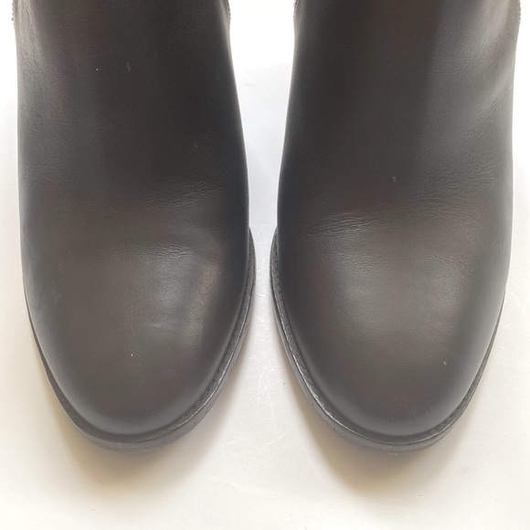 Ralph Lauren Brown Leather Heeled Booties - Picture 7 of 12